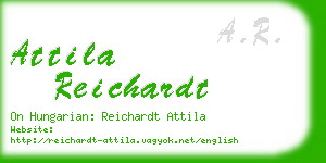 attila reichardt business card